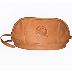 American Leather Co. Shaving bag,‎ camel color, unused, excellent condition.